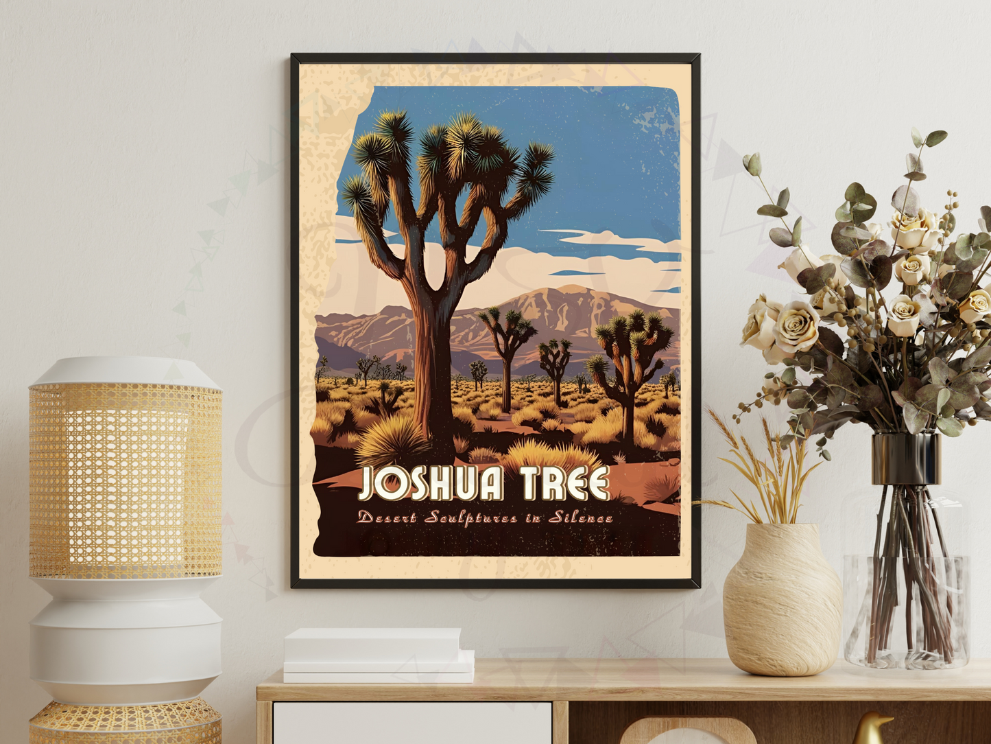 Scenic Joshua Tree wall art for travelers and hikers