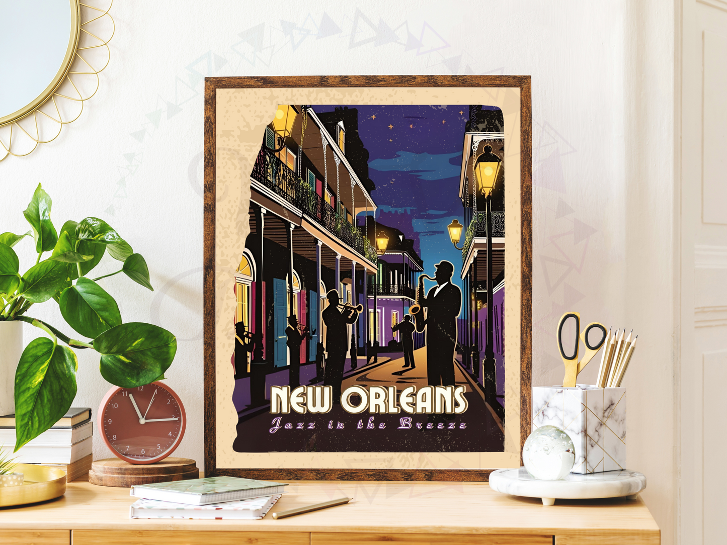 New Orleans Jazz Poster – Vintage Travel Wall Art Printable