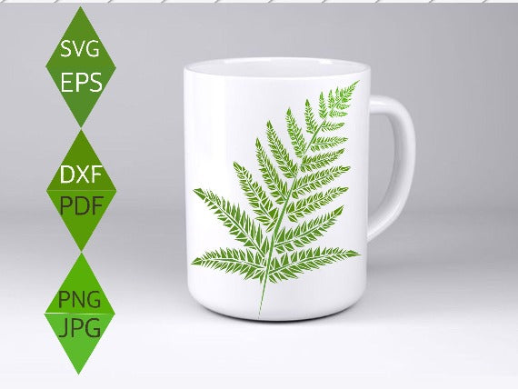 Fern Leaf Svg