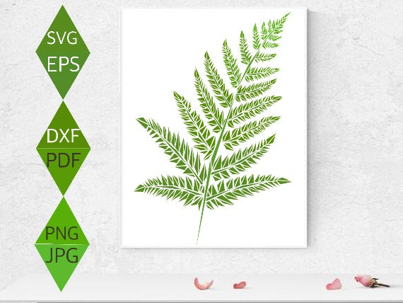 Fern Leaf Svg