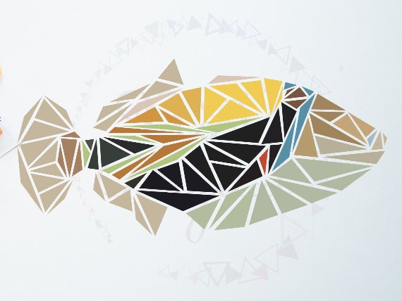 Humu Humunukunukuapua'a Reef Triggerfish Svg