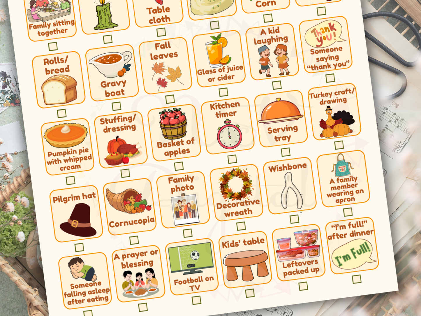 Thanksgiving Scavenger Hunt Printable – Fun Kids & Family Holiday Game
