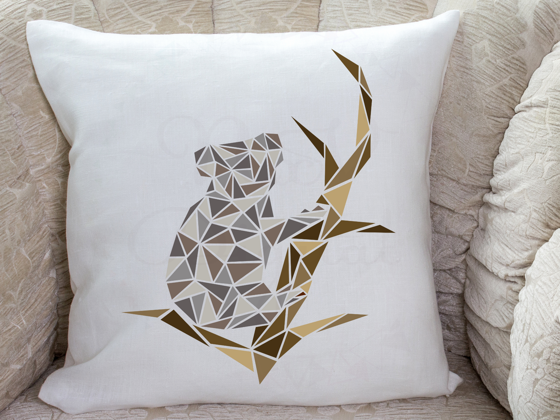 Rustic zoo animal wall art printable held in hand