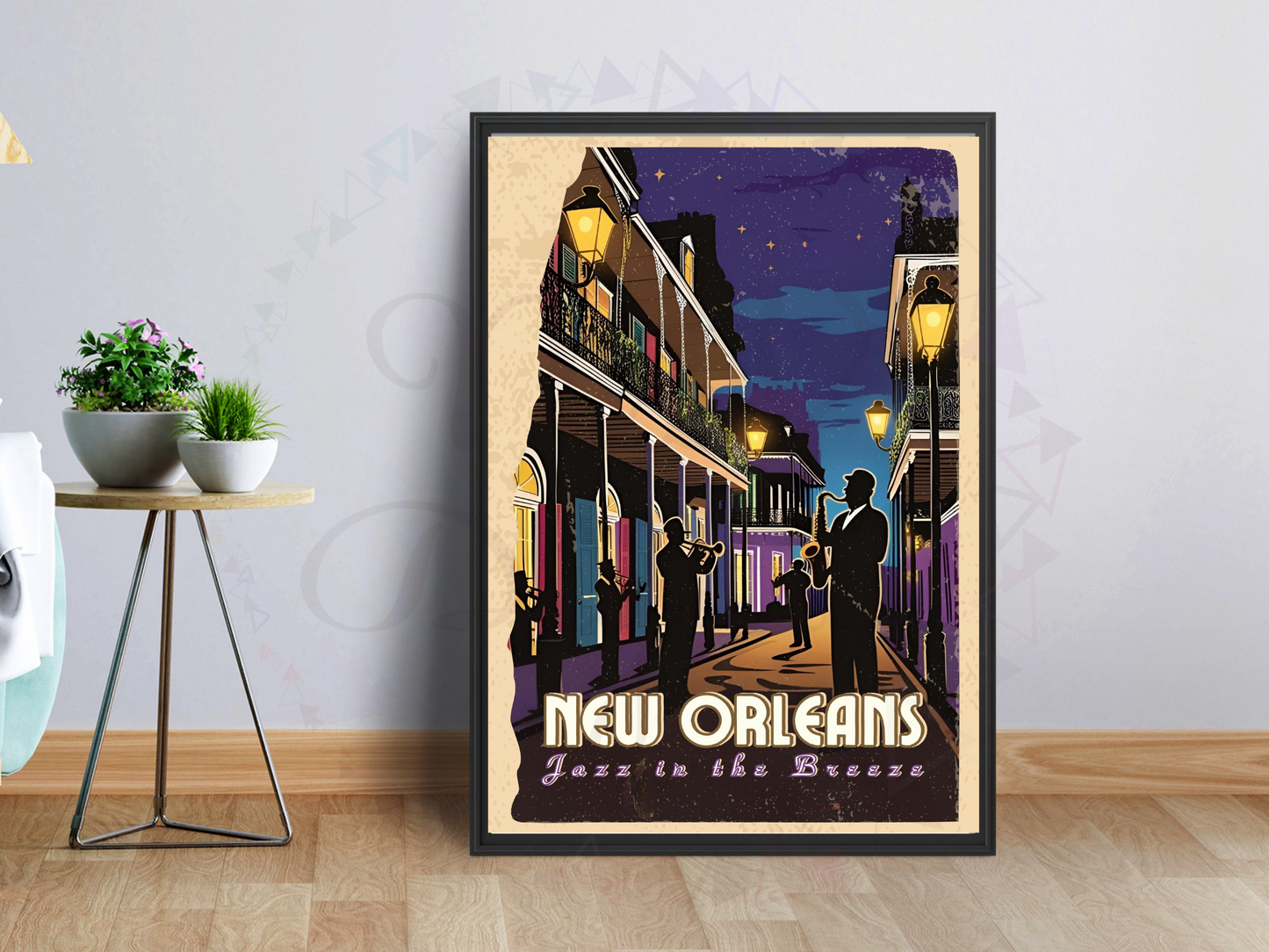 New Orleans Jazz Poster – Vintage Travel Wall Art Printable