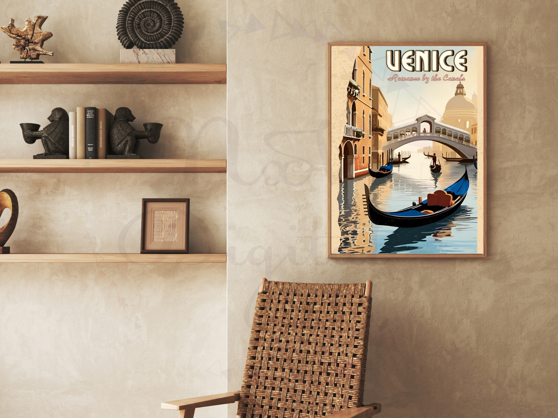 Printable Italian architecture poster