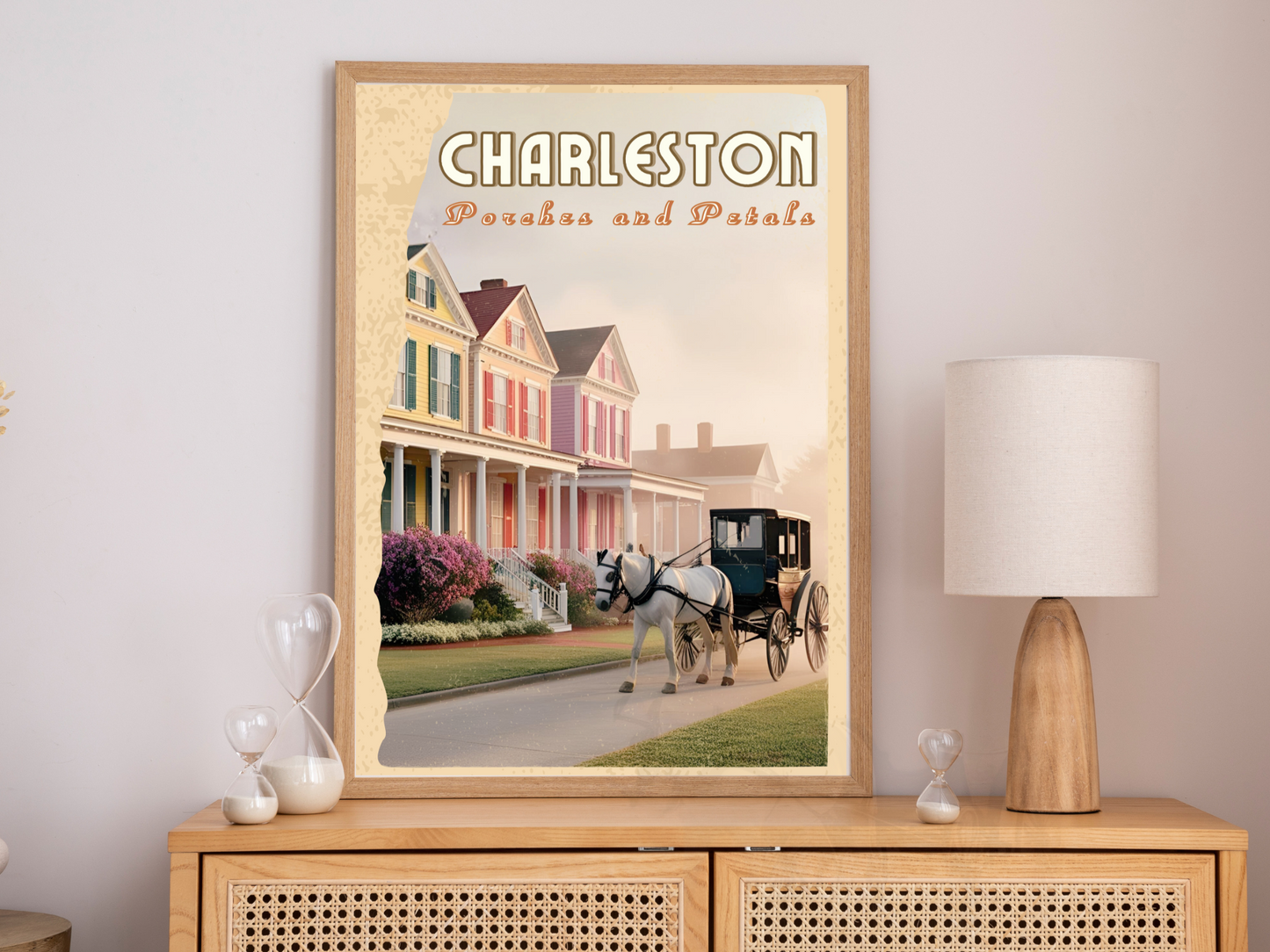 Digital download of Charleston vintage porch artwork