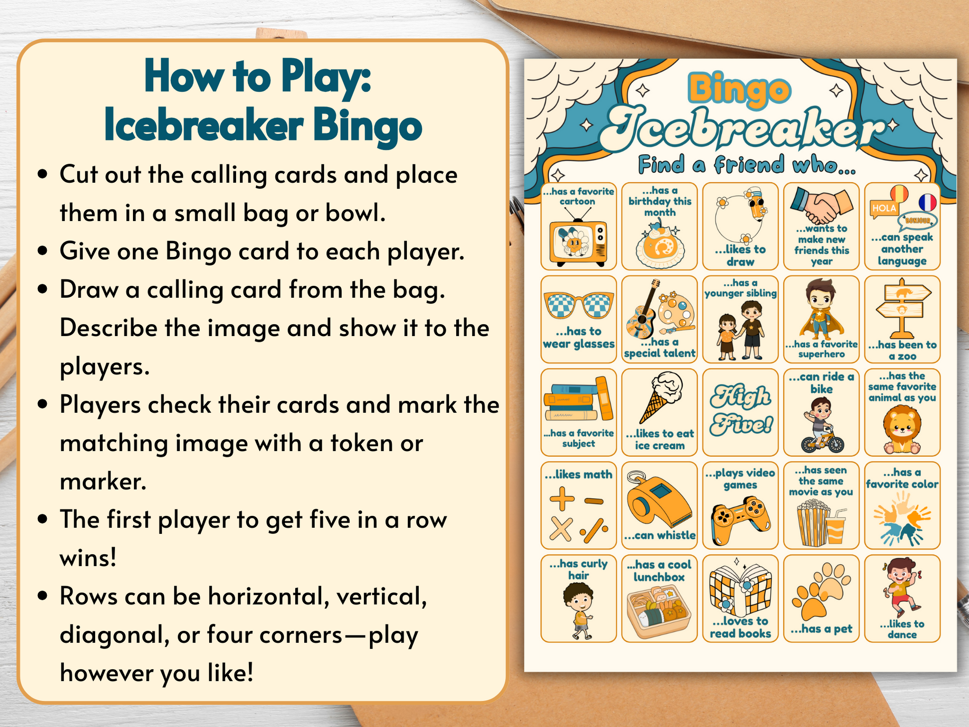 Editable template PDF shown in A4 and US Letter size