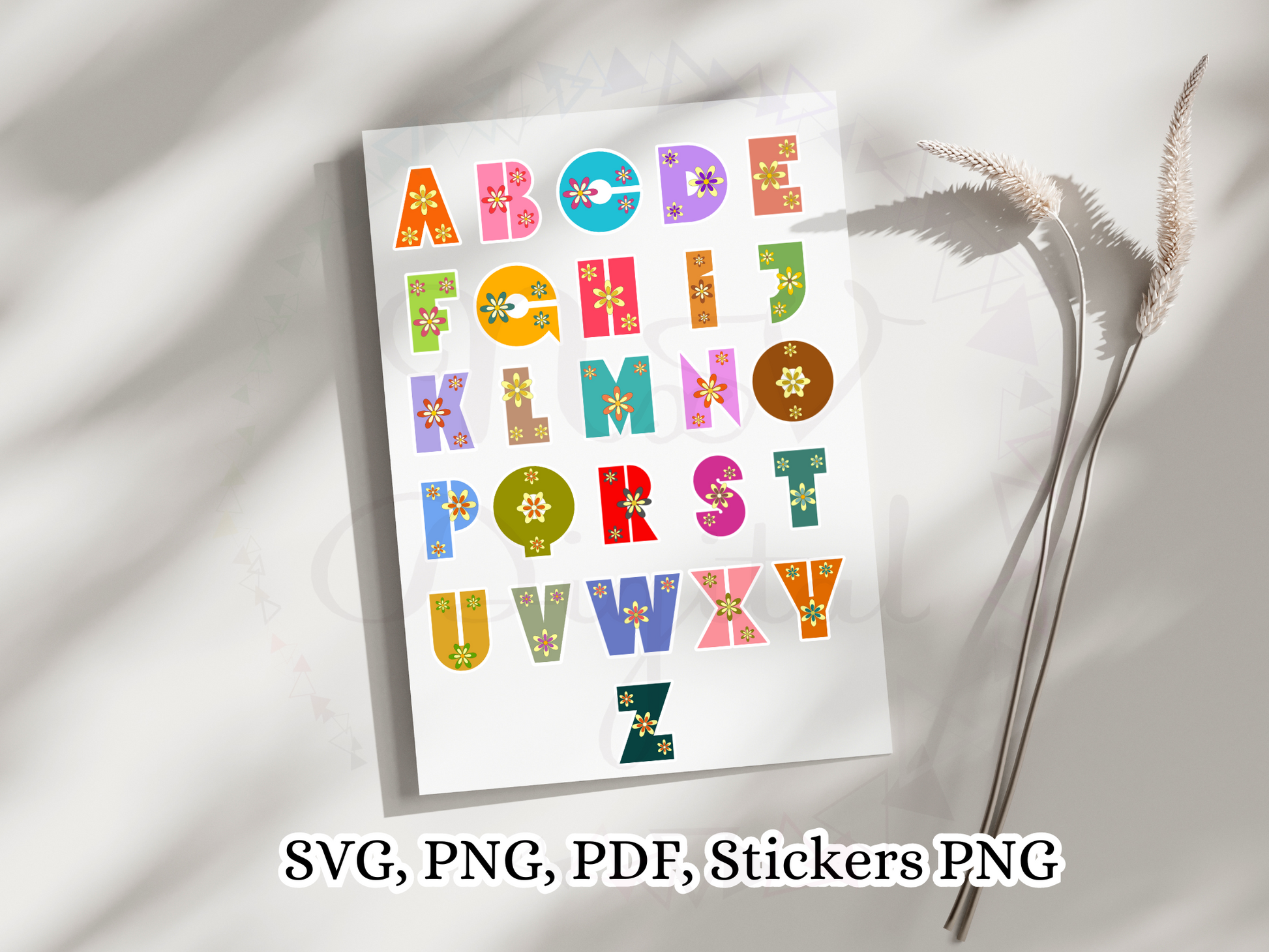 Cute Retro Colour Sticker bundle Png