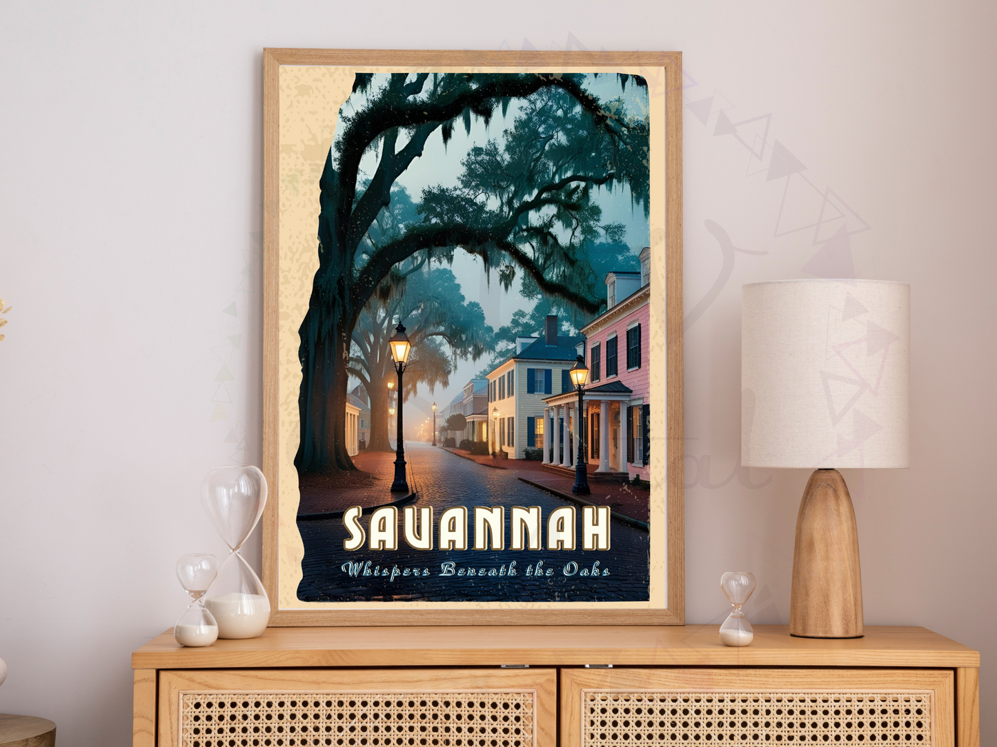 Savannah Georgia printable art for vintage lovers