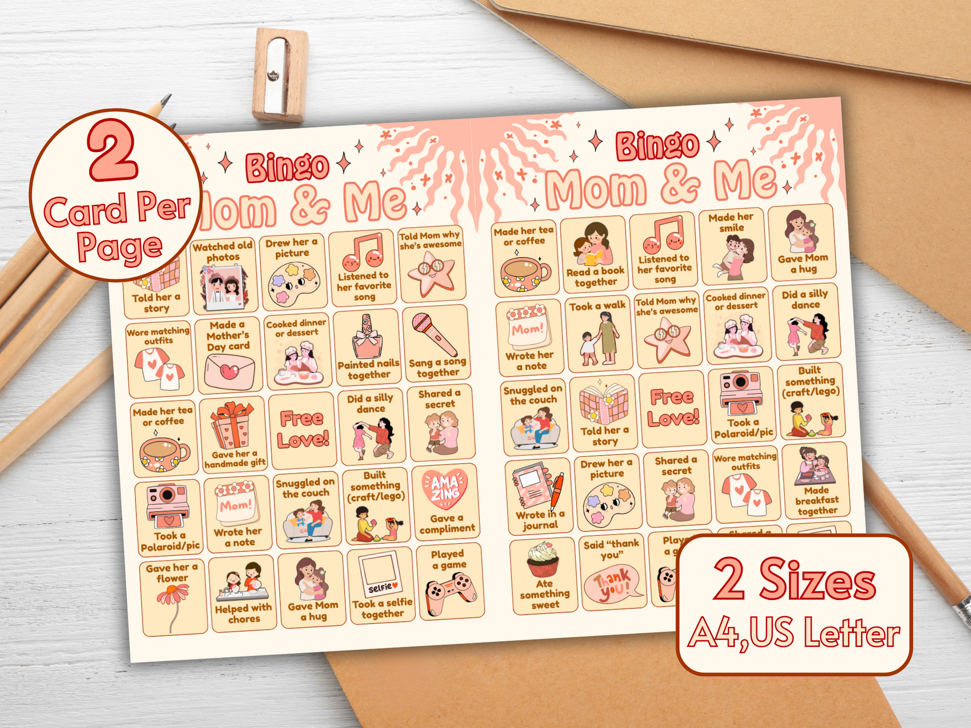 Printable bingo tokens and call sheets for family celebration games
