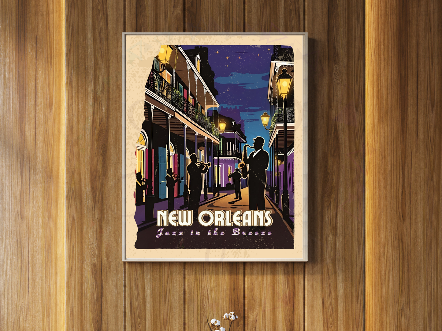 New Orleans Jazz Poster – Vintage Travel Wall Art Printable