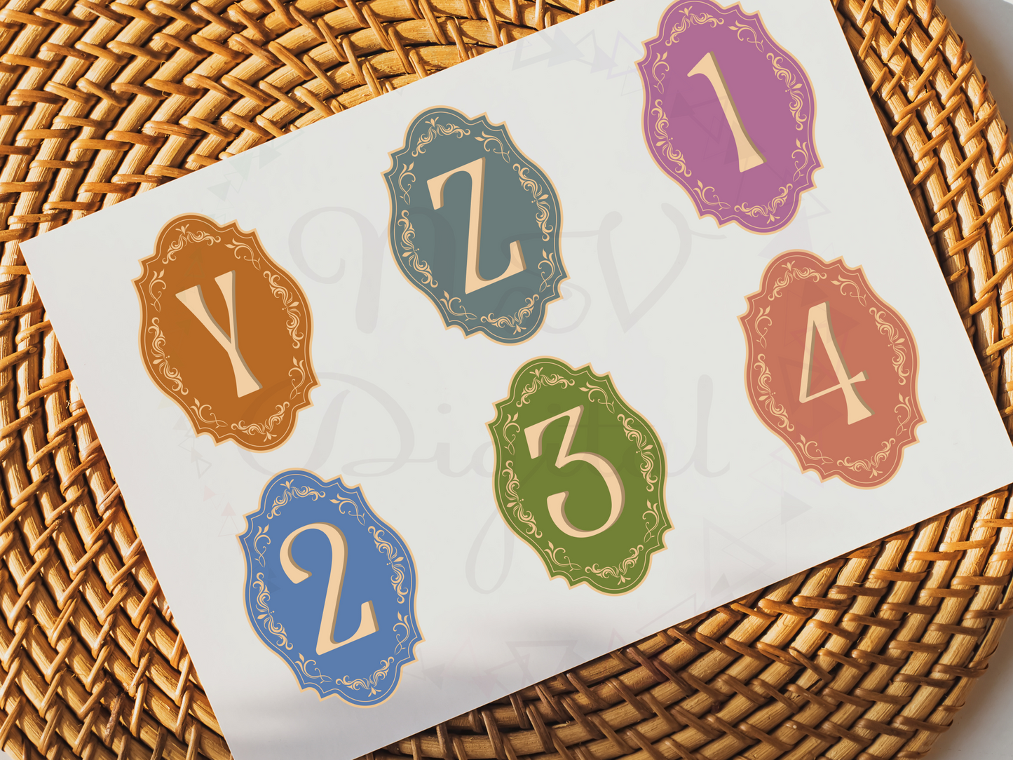 Scrapbook Vintage Royal Alphabet