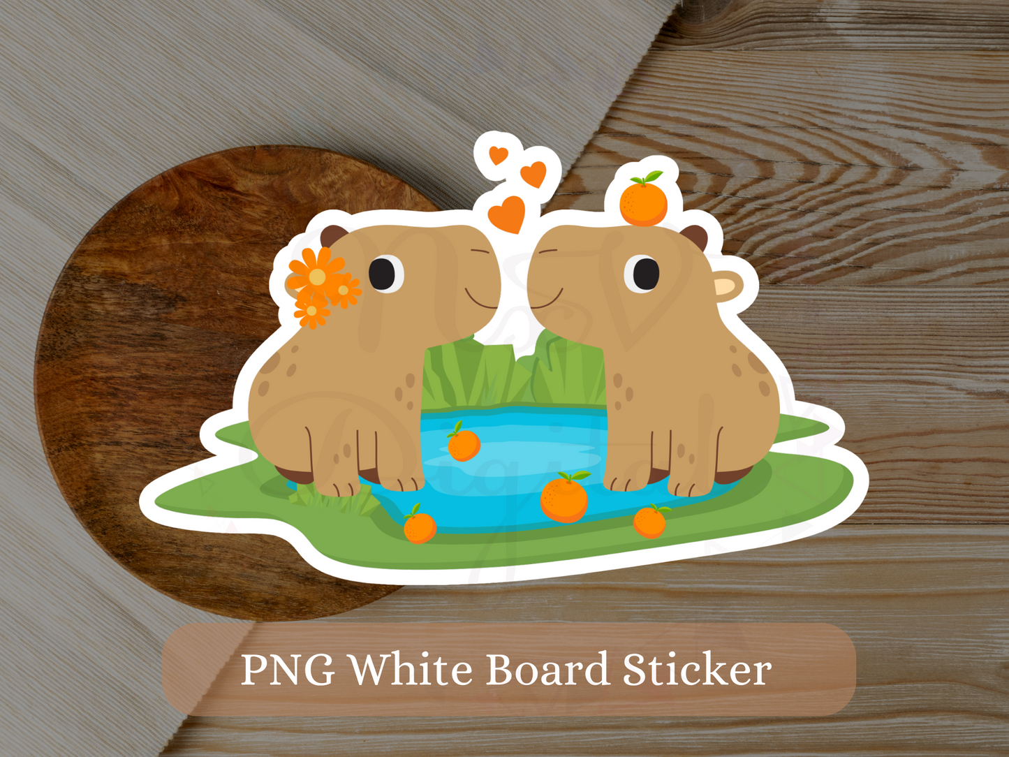 Couple Capybara Svg