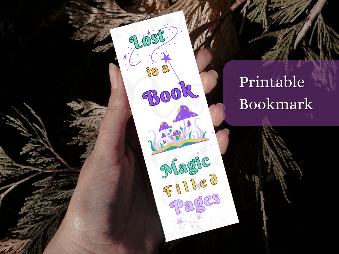 Fantasy Printable Bookmark