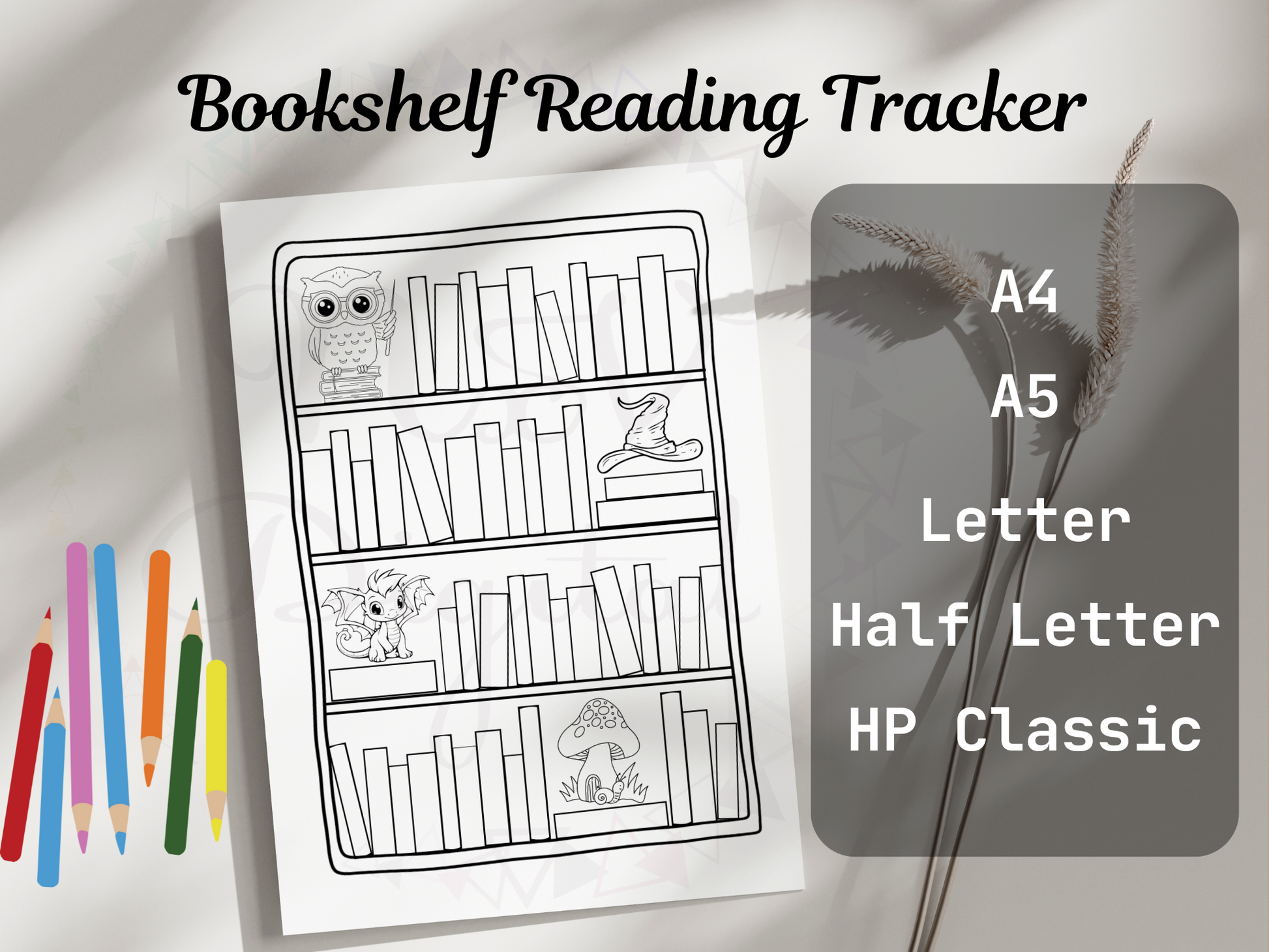 Reading tracker, Coloring Bookmarks Printable