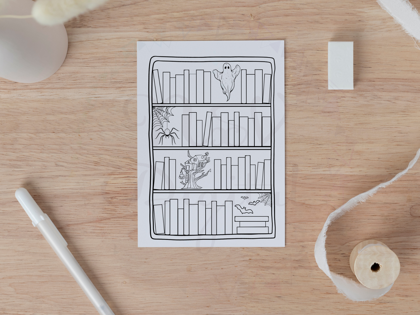 Leave the books uncoloured for readers to fill in as they complete each book.