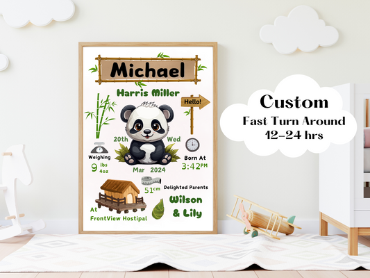 Baby Panda Memorable Baby Gift