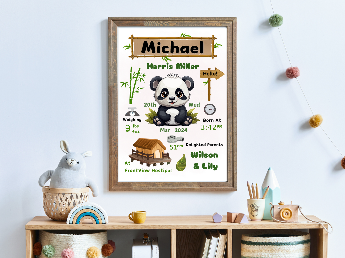 Baby Panda Memorable Baby Gift