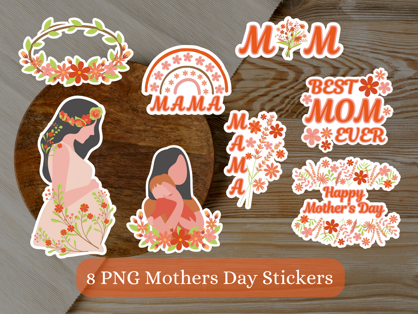 Mothers Day Stickers Bundle