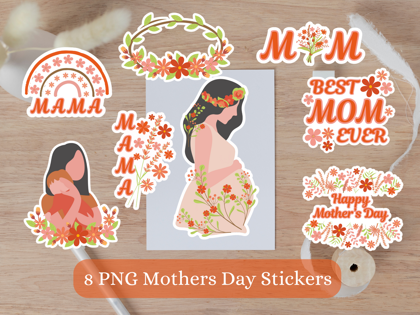 Mothers Day Stickers Bundle