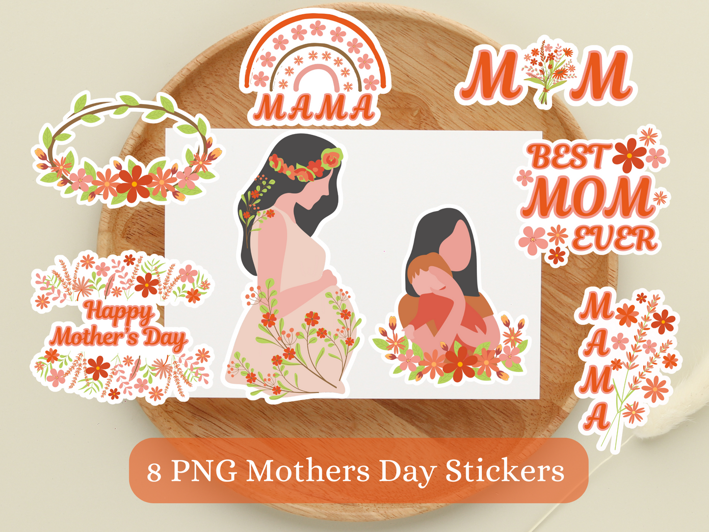 Mothers Day Stickers Bundle