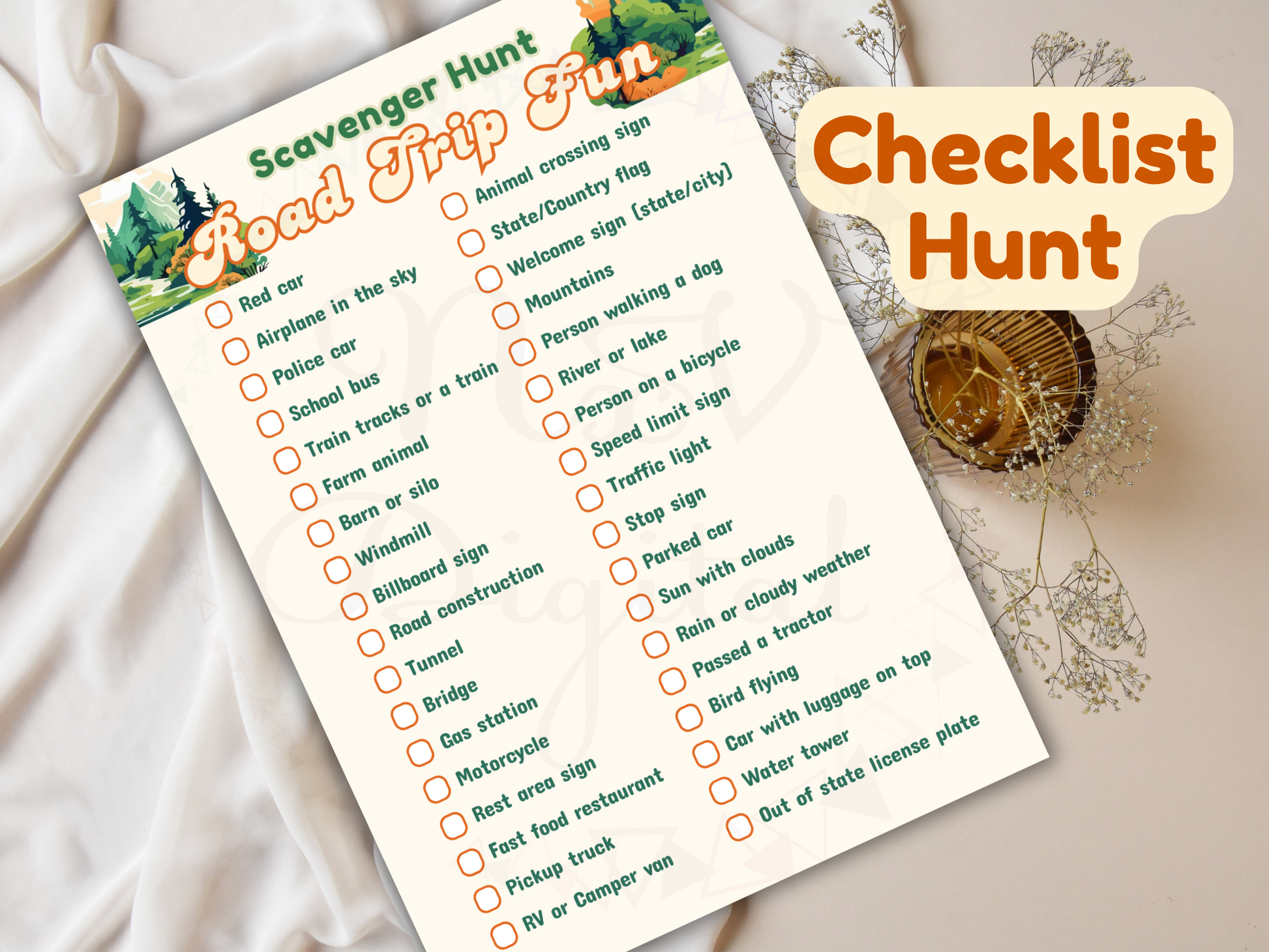 Picture Hunt game page with colorful image icons