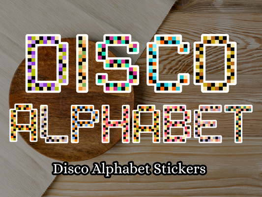 Disco Retro Alphabet