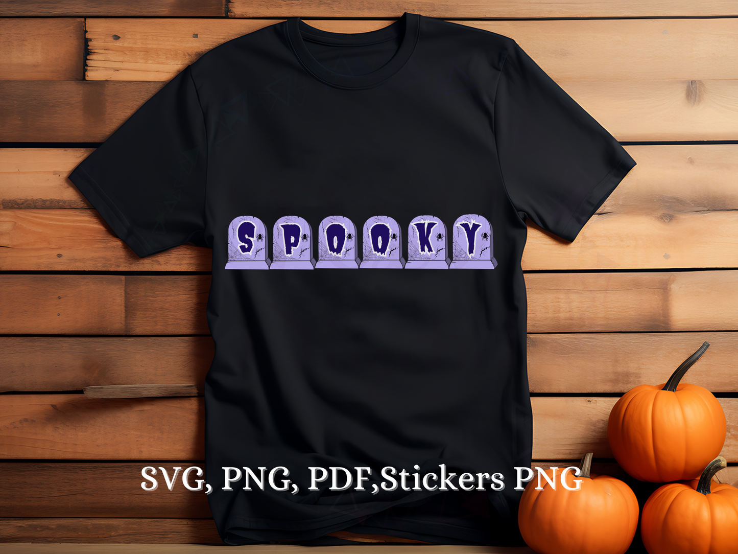 Halloween Alphabet Doodle Spider Rip T-shirt Png