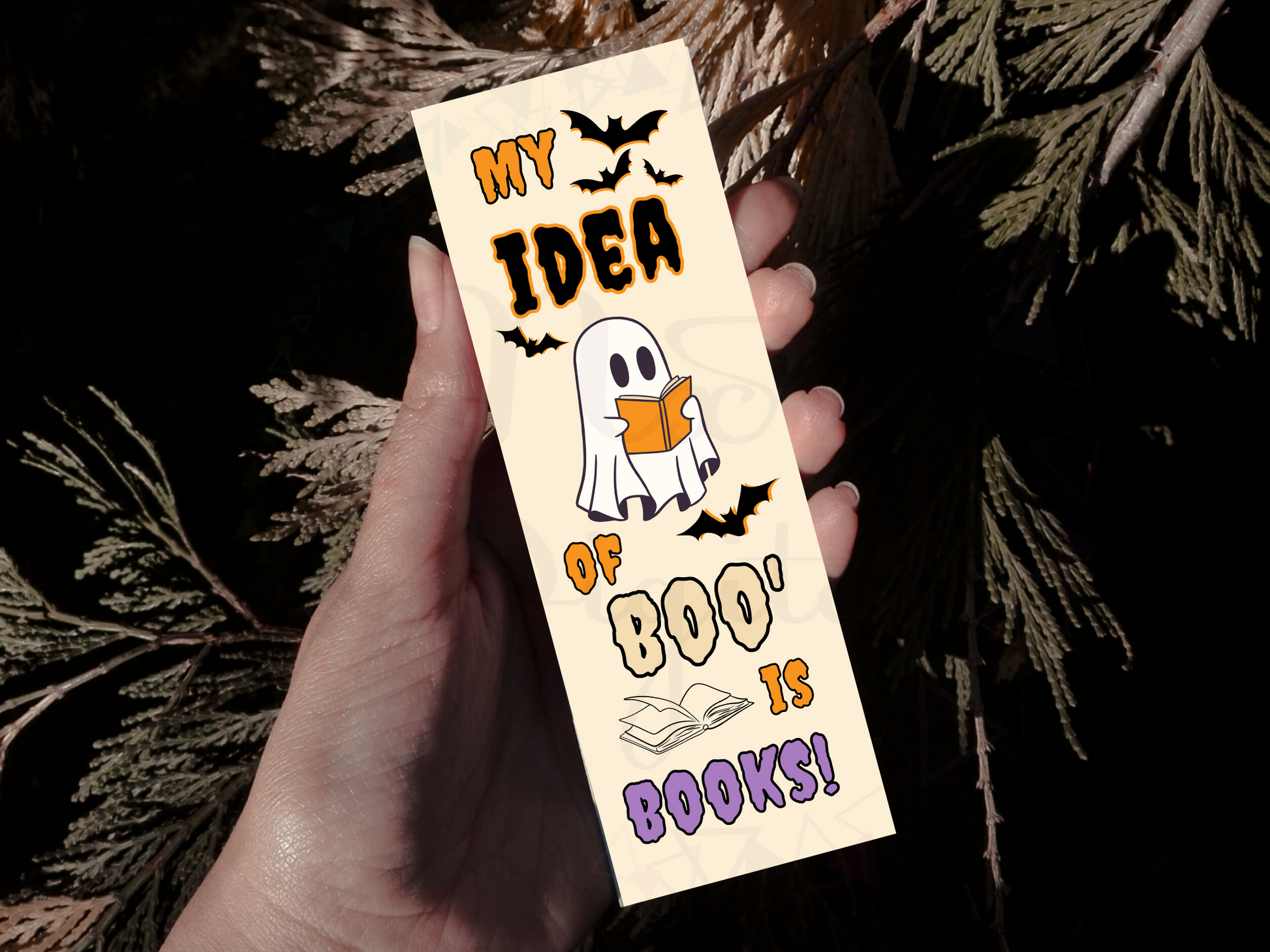 My Idea of Boo' is Books Downloadable Bookmarks