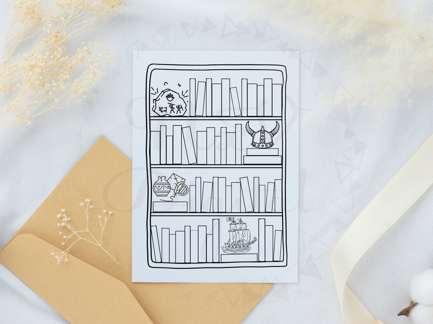 History Printable Bookshelf Bookmarks, Reading tracker