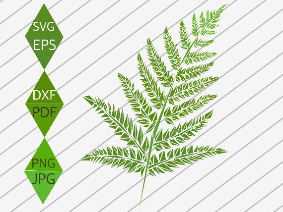 Fern Leaf Svg