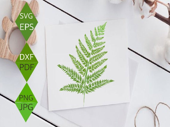 Fern Leaf Svg