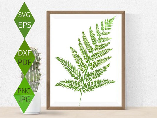 Fern Leaf Svg