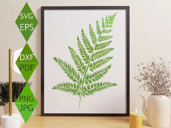 Fern Leaf Svg