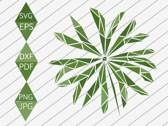 Palm Leaf Svg