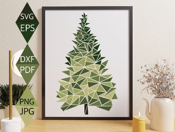 Farm Fresh Rustic Christmas Tree Svg