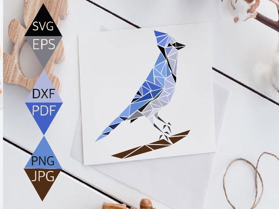 Blue Jay Bird SVG