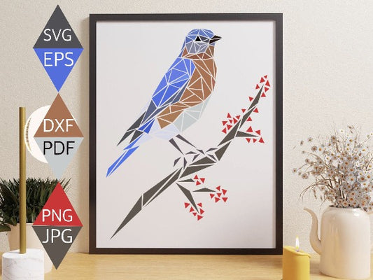 Eastern Bluebird Svg