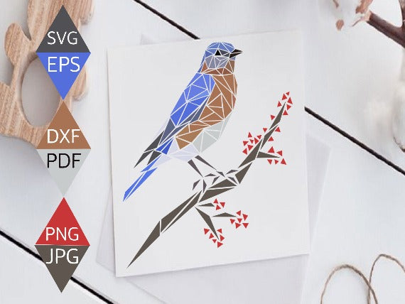 Eastern Bluebird Svg