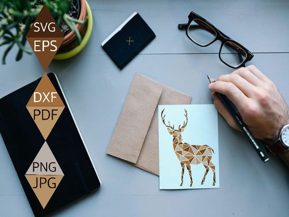 Forest Deer Svg