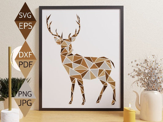 Forest Deer Svg