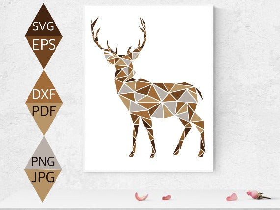 Forest Deer Svg