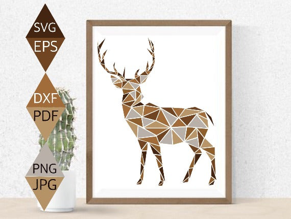 Forest Deer Svg