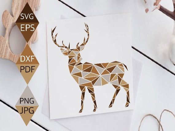 Forest Deer Svg