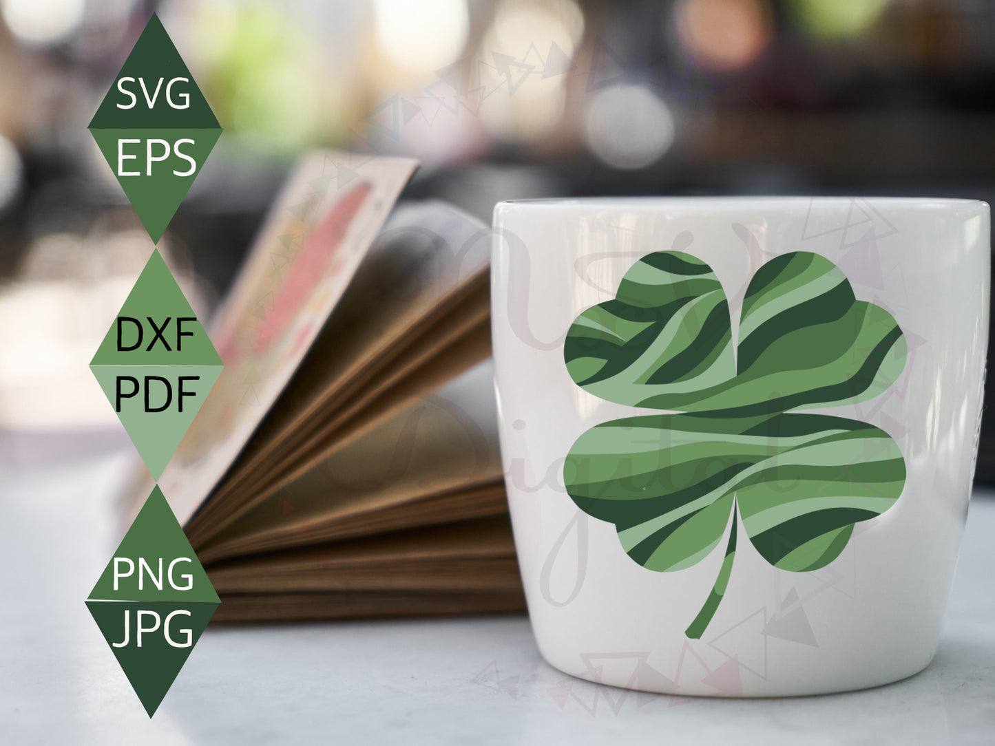 Contemporary St. Patricks Day Lucky Charm Svg