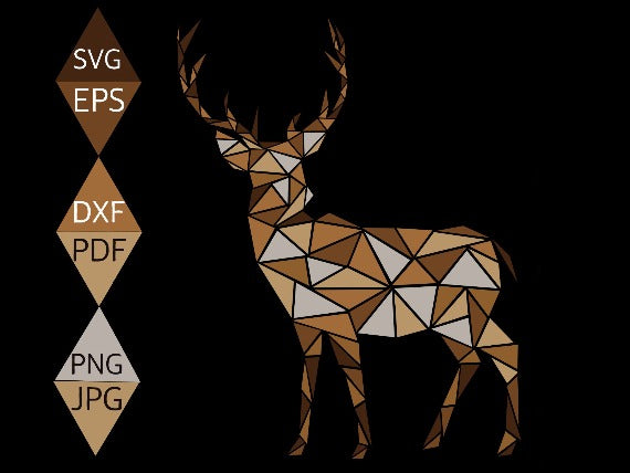 Forest Deer Svg