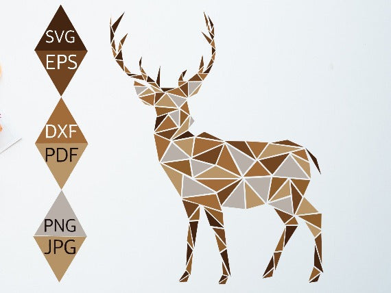 Forest Deer Svg