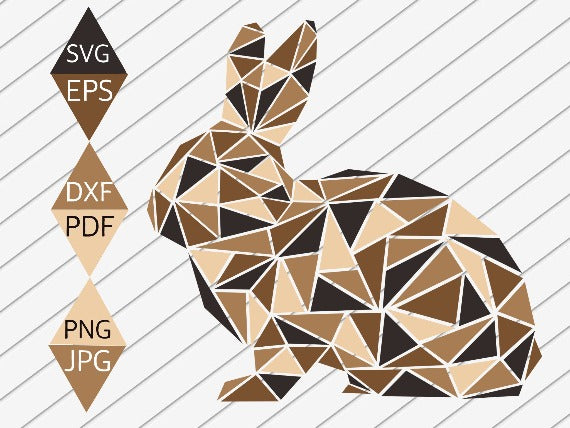 Rustic Rabbit Svg