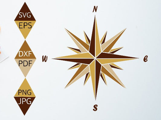 Golden Compass Svg