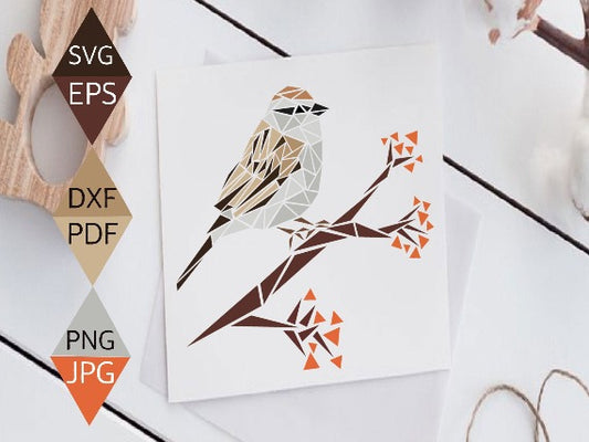 Chipping Sparrow Bird SVG